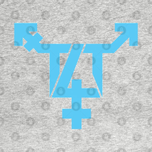 T4T  Symbol - Trans Love - Blue by LaLunaWinters